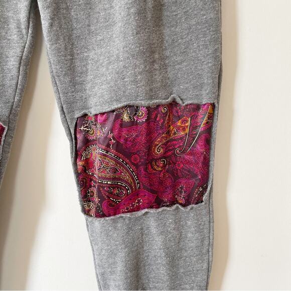 Mercy x Mankind Boho Paisley Patch Sweatpants Joggers M - Picture 3 of 7
